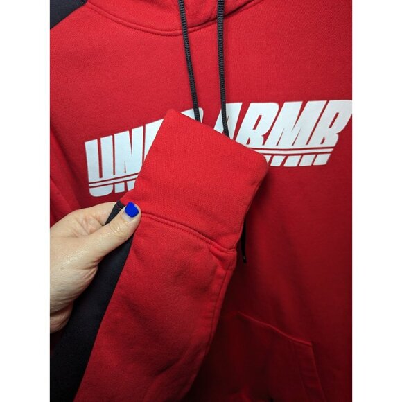 Under Armour Mens Red Hoodie Size Large Loose - Picture 8 of 15